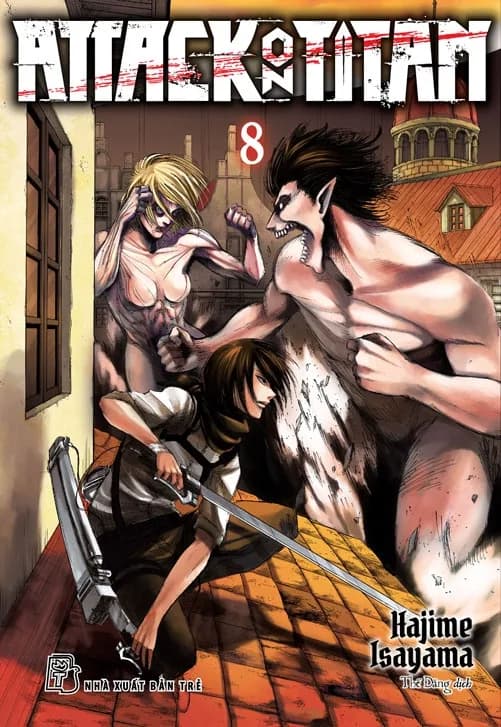 Bìa Attack On Titan - Tập 8