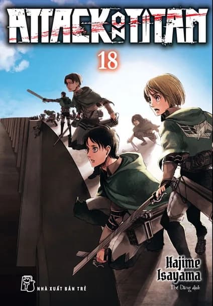 Attack On Titan - Tập 18 - ảnh đúng phiên bản từ NXB Trẻ