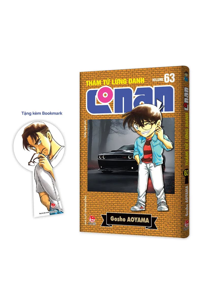 Bìa Thám Tử Lừng Danh Conan - Tập 63 - Bản Nâng Cấp - Tặng Kèm Bookmark