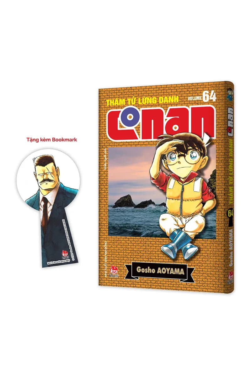 Bìa Thám Tử Lừng Danh Conan - Tập 64 - Bản Nâng Cấp - Tặng Kèm Bookmark