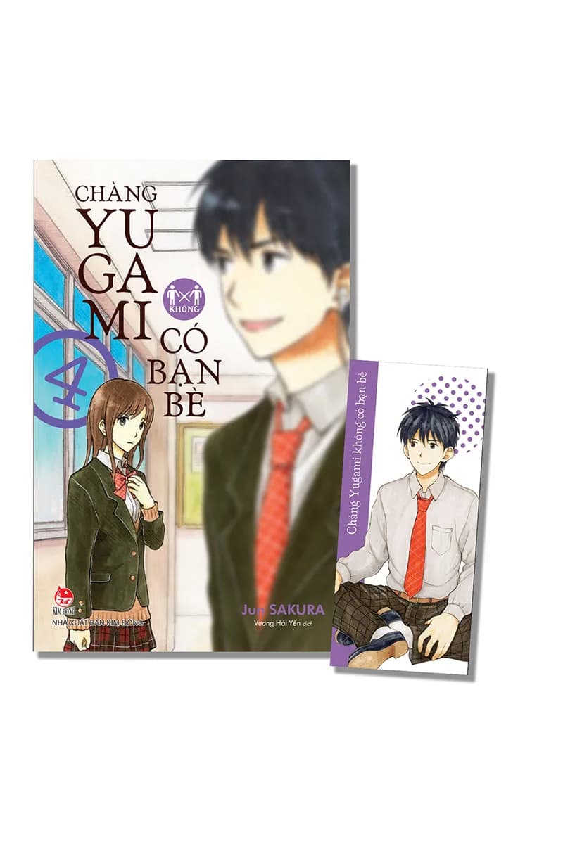 Bìa Chàng Yugami Không Có Bạn Bè - Tập 4 - Tặng Kèm Bookmark