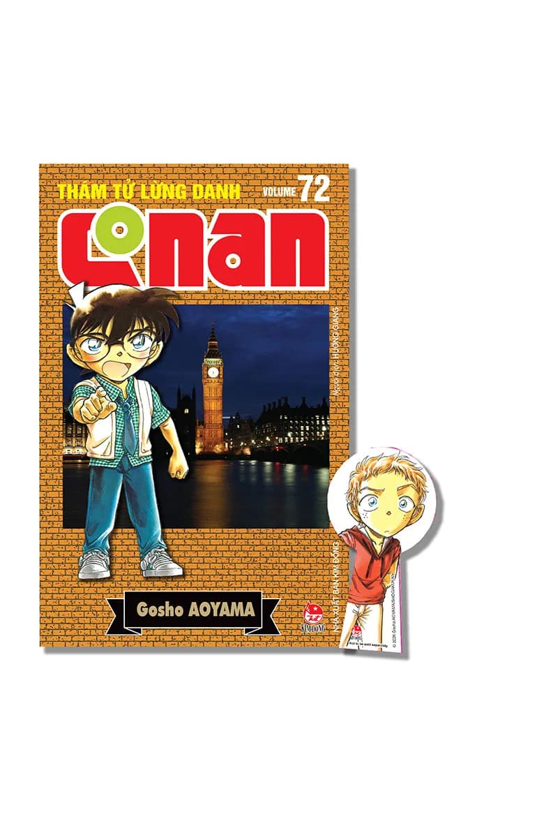 Bìa Thám Tử Lừng Danh Conan - Tập 72 - Bản Nâng Cấp - Tặng Kèm Bookmark