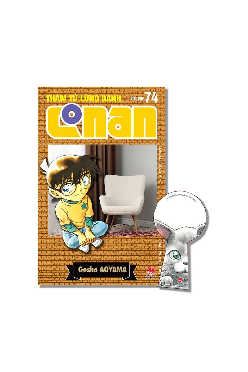 Bìa Thám Tử Lừng Danh Conan - Tập 74 - Bản Nâng Cấp - Tặng Kèm Bookmark