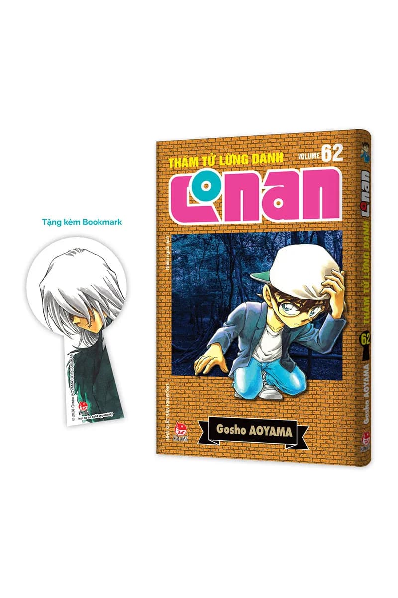 Bìa Thám Tử Lừng Danh Conan - Tập 62 - Bản Nâng Cấp - Tặng Kèm Bookmark
