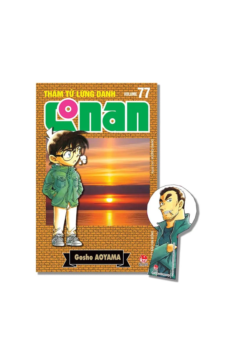 Bìa Thám Tử Lừng Danh Conan - Tập 77 - Bản Nâng Cấp - Tặng Kèm Bookmark