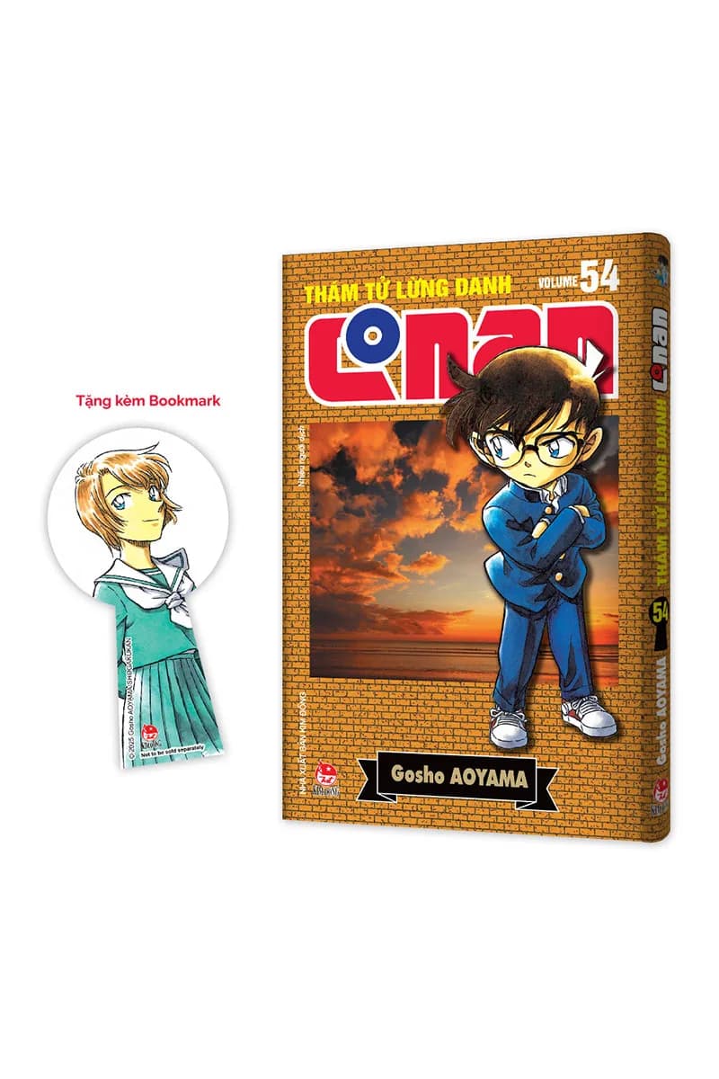 Bìa Thám Tử Lừng Danh Conan - Tập 54 - Bản Nâng Cấp - Tặng Kèm Bookmark