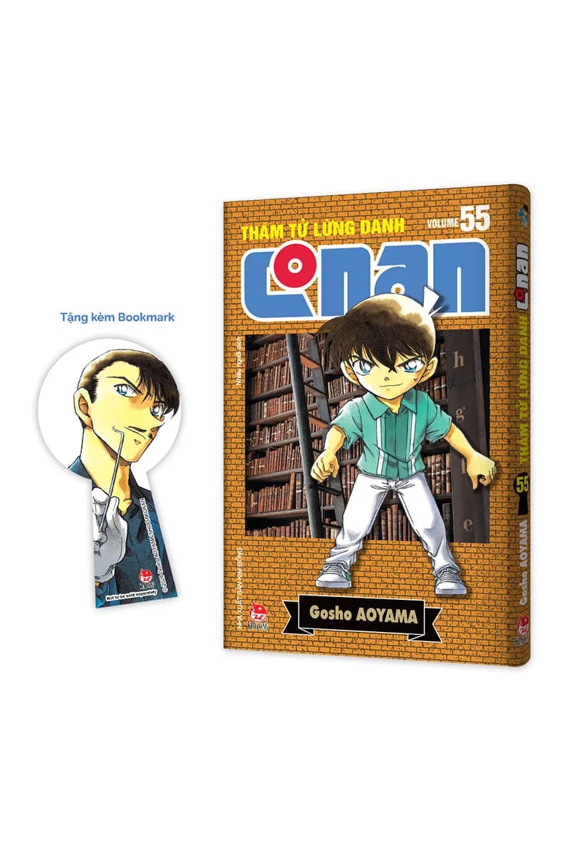 Bìa Thám Tử Lừng Danh Conan - Tập 55 - Bản Nâng Cấp - Tặng Kèm Bookmark