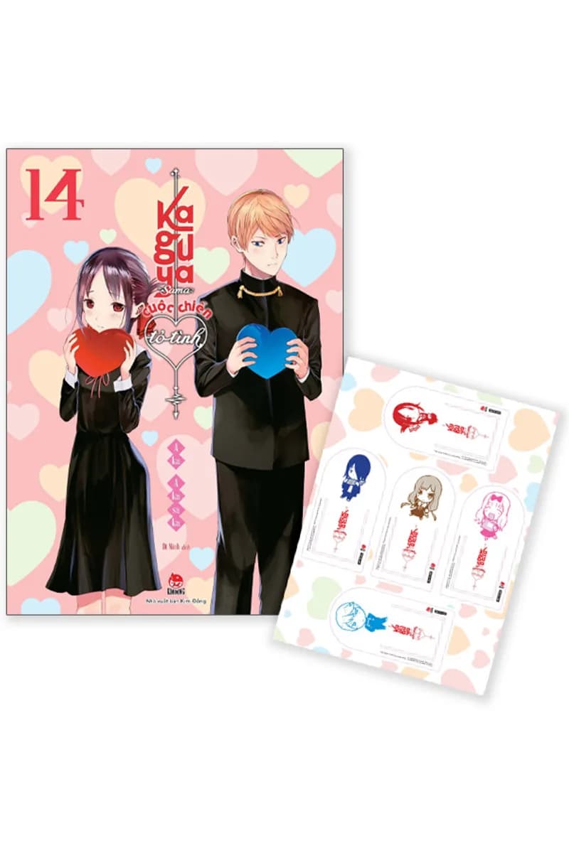 Bìa Kaguya-Sama - Cuộc Chiến Tỏ Tình - Tập 14 - Tặng Kèm Bảng Mini Bookmark