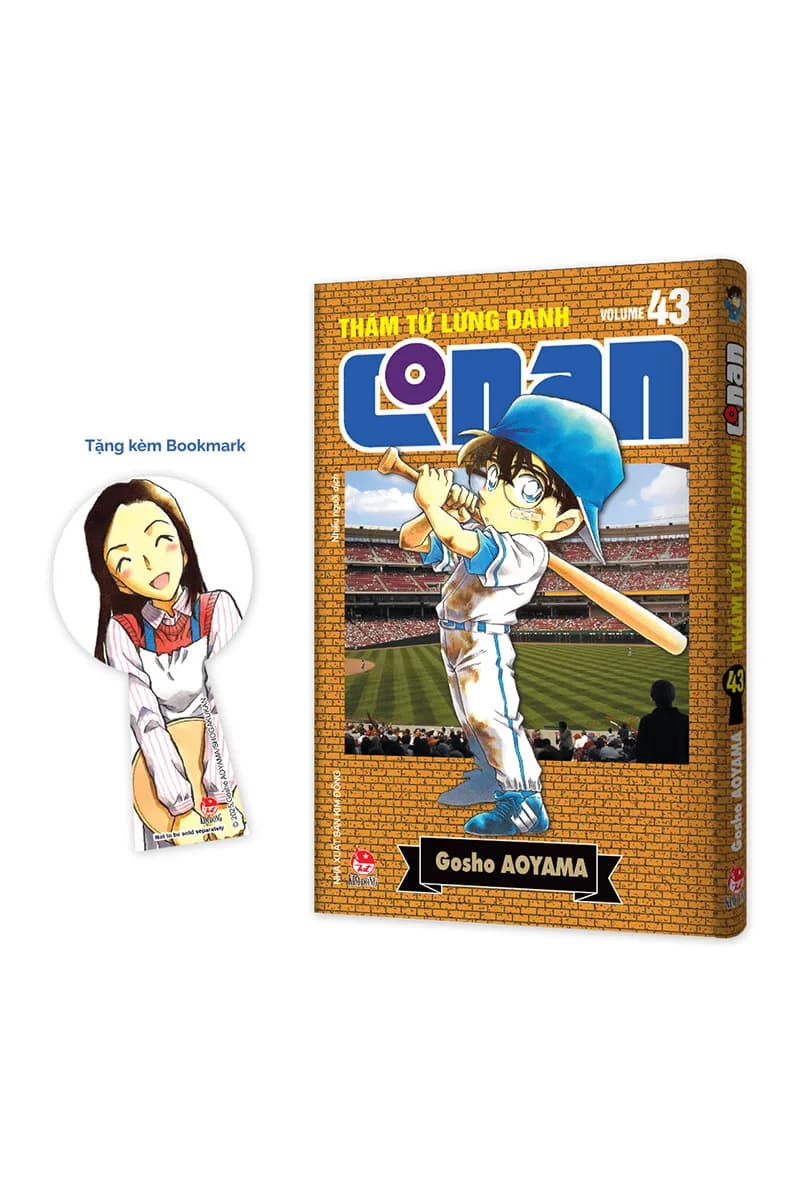 Bìa Thám Tử Lừng Danh Conan - Tập 43 - Bản Nâng Cấp - Tặng Kèm Bookmark