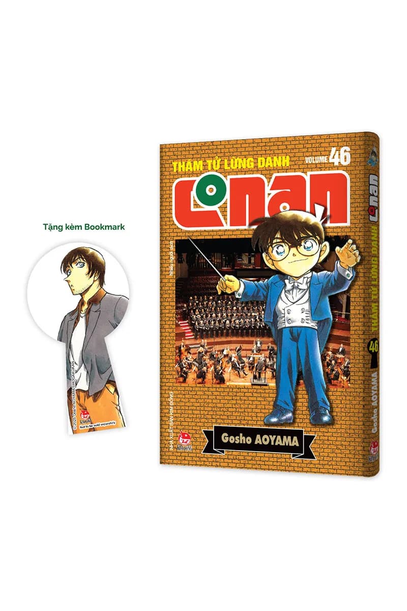 Bìa Thám Tử Lừng Danh Conan - Tập 46 - Bản Nâng Cấp - Tặng Kèm Bookmark