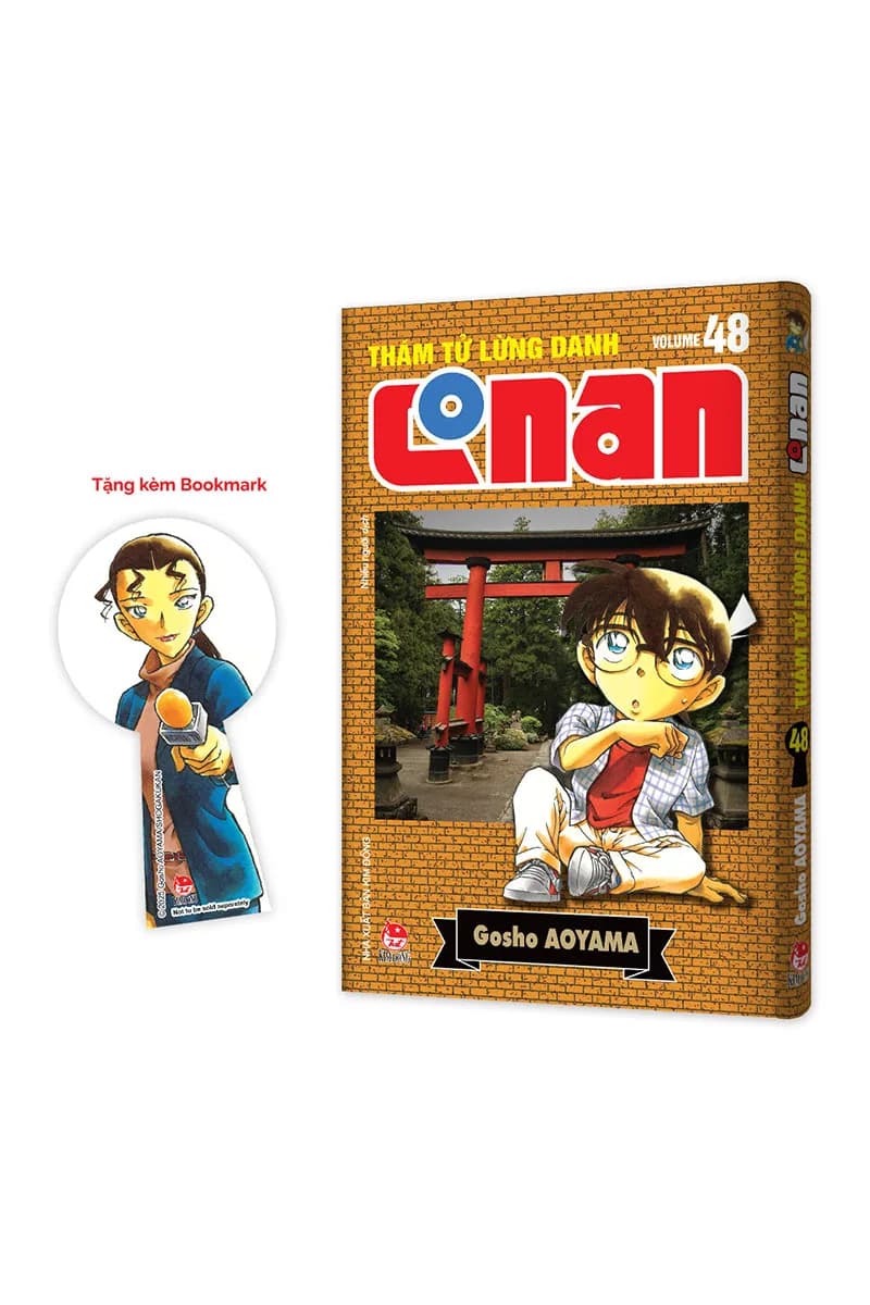 Bìa Thám Tử Lừng Danh Conan - Tập 48 - Bản Nâng Cấp - Tặng Kèm Bookmark