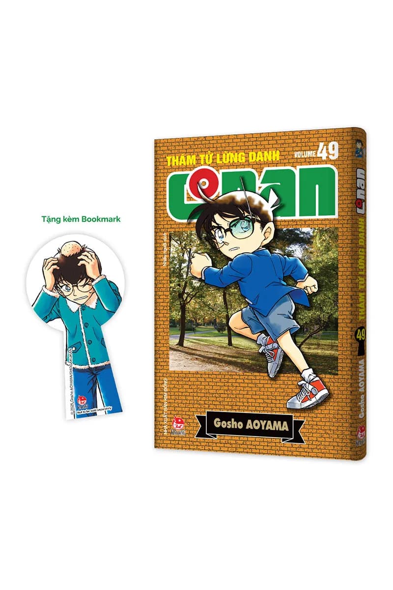 Bìa Thám Tử Lừng Danh Conan - Tập 49 - Bản Nâng Cấp - Tặng Kèm Bookmark