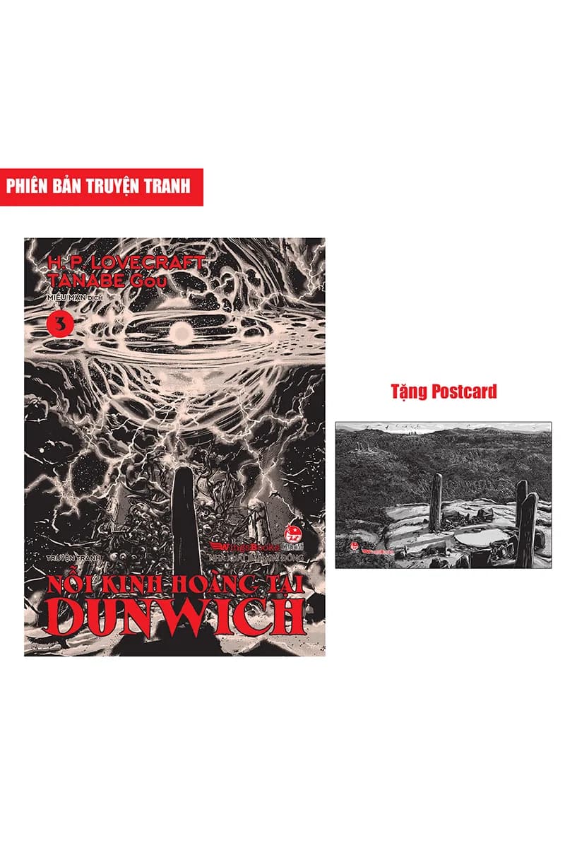 Bìa Nỗi Kinh Hoàng Tại Dunwich - Tập 3 - Tặng Kèm Postcard
