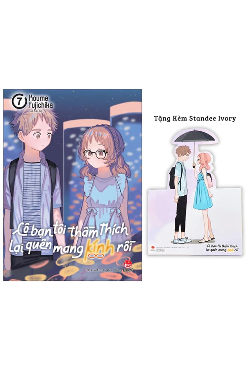 Bìa Cô bạn tôi thầm thích lại quên mang kính rồi - Tập 7 - Tặng Kèm Standee Ivory