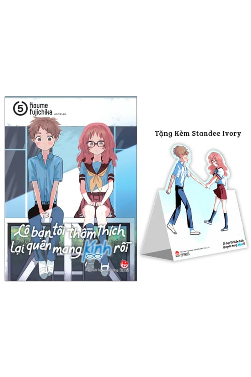 Bìa Cô bạn tôi thầm thích lại quên mang kính rồi - Tập 5 - Tặng Kèm Standee Ivory