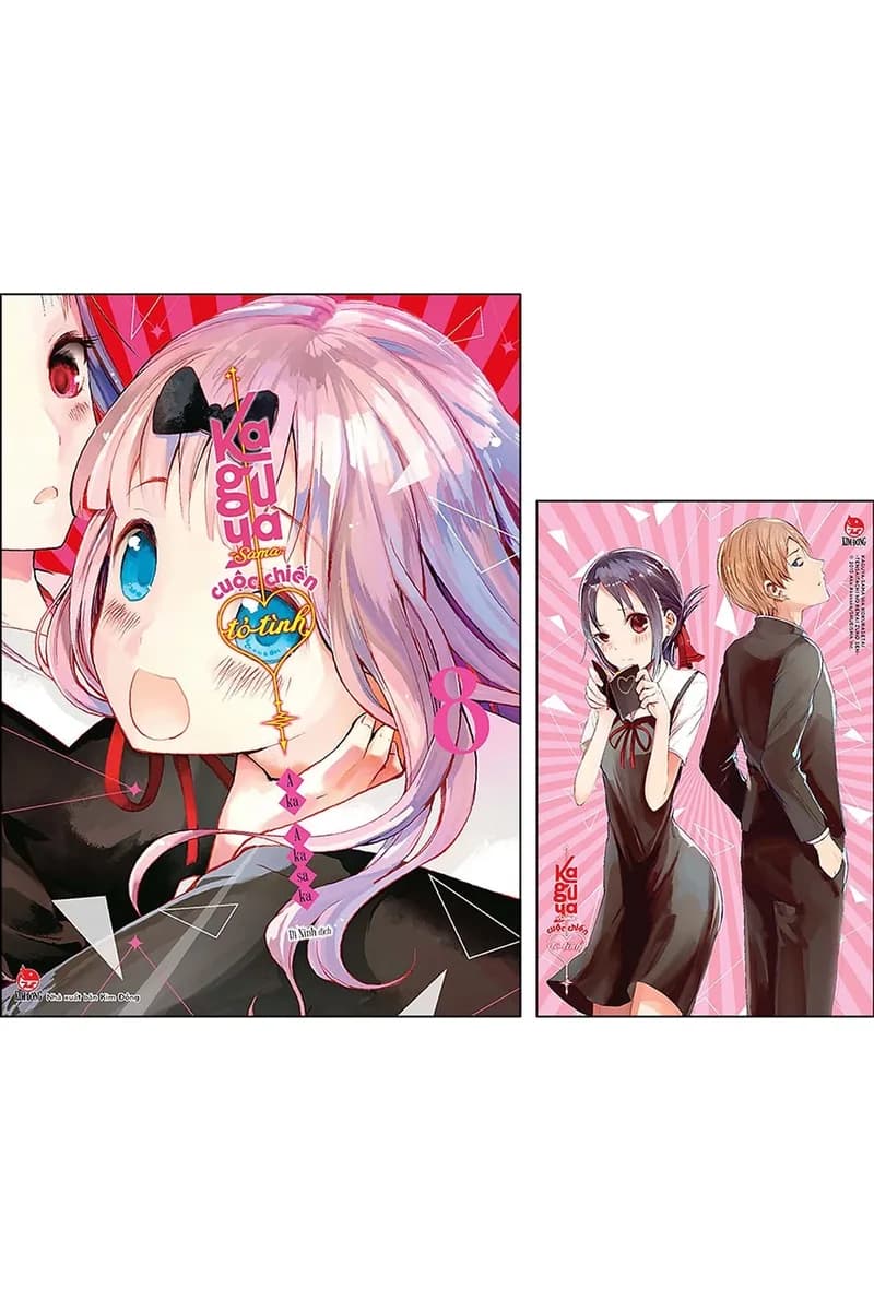 Bìa Kaguya-sama: Cuộc Chiến Tỏ Tình - Tập 8 - Tặng Kèm Postcard