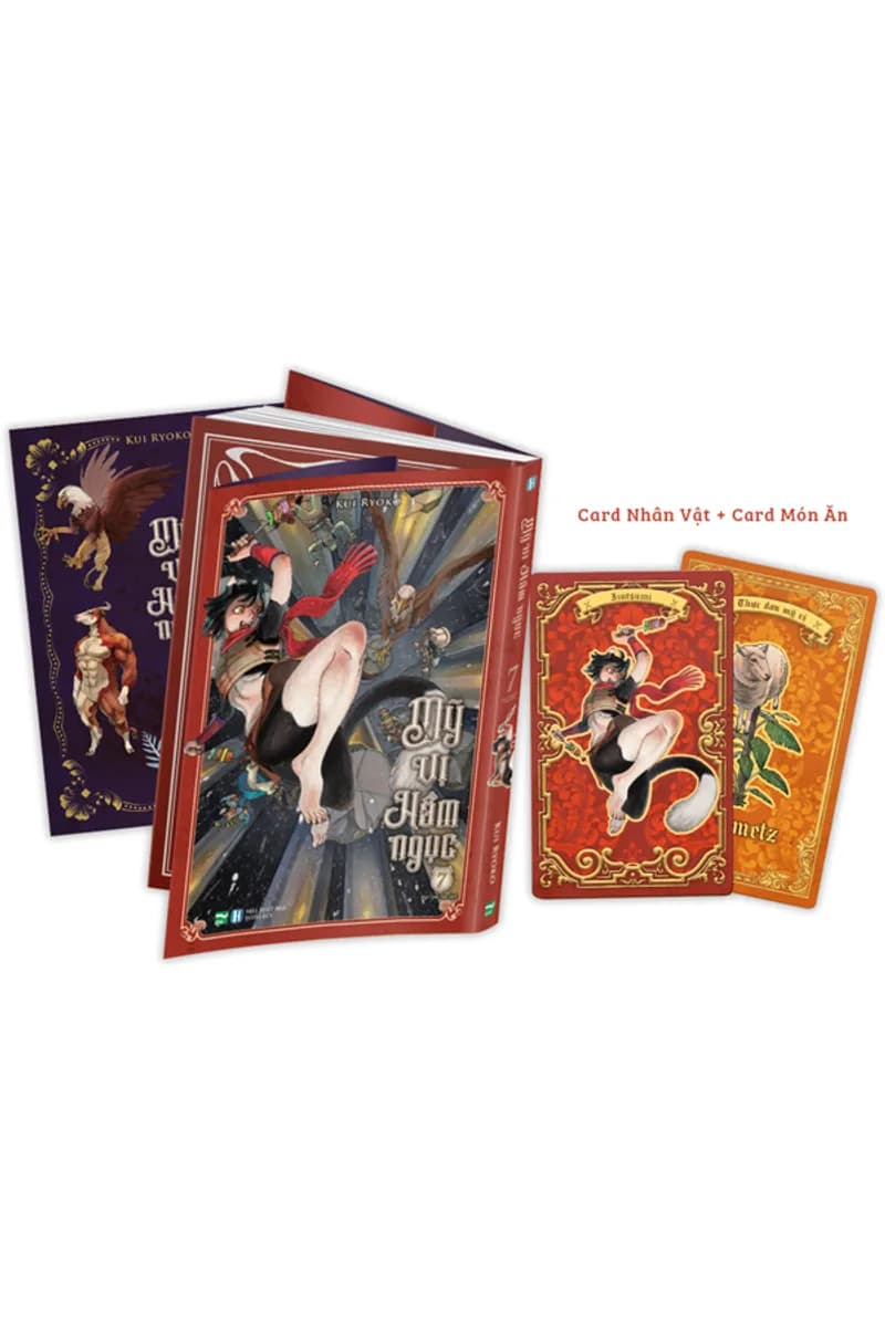 Bìa Mỹ Vị Hầm Ngục - Tập 7 - Bản Đặc Biệt - Tặng Kèm Card Nhân Vật + Card Món Ăn + Bìa Hai Mặt