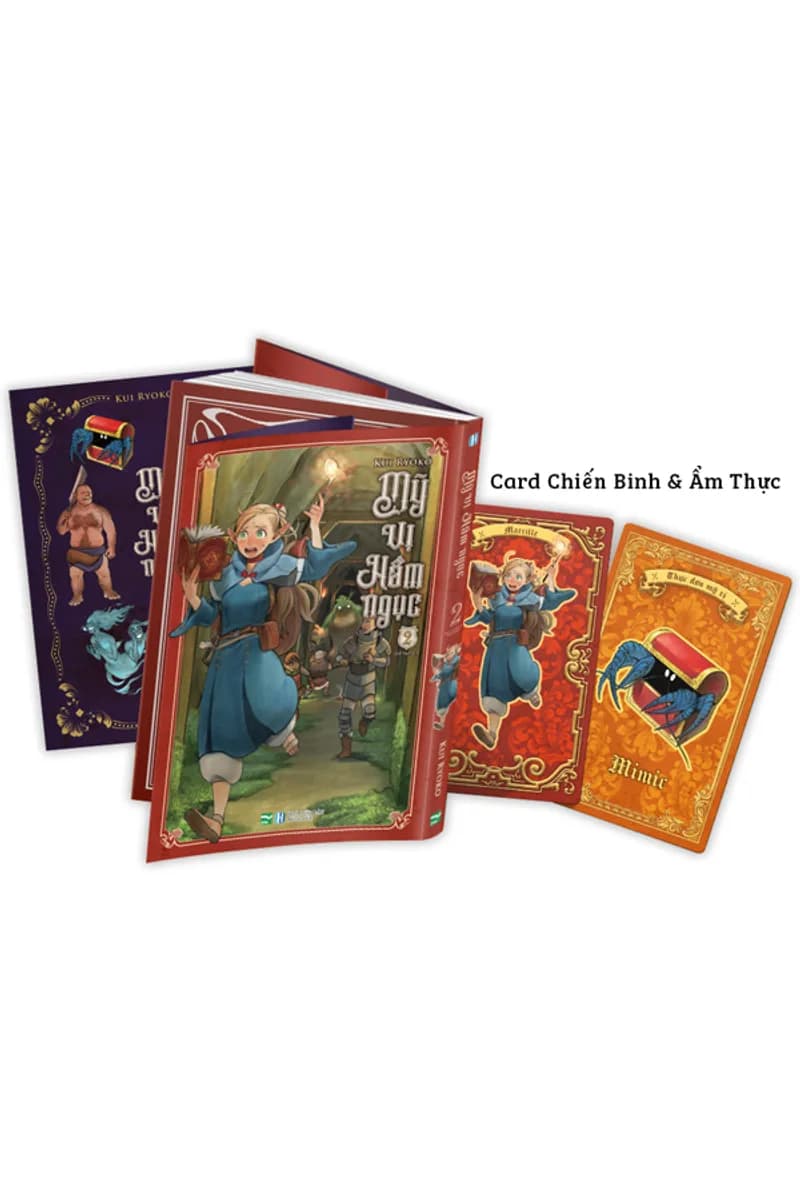 Bìa Mỹ Vị Hầm Ngục - Tập 2 - Bản Đặc Biệt - Tặng Kèm Bìa Hai Mặt + Set 2 Card Chiến Binh & Ẩm Thực