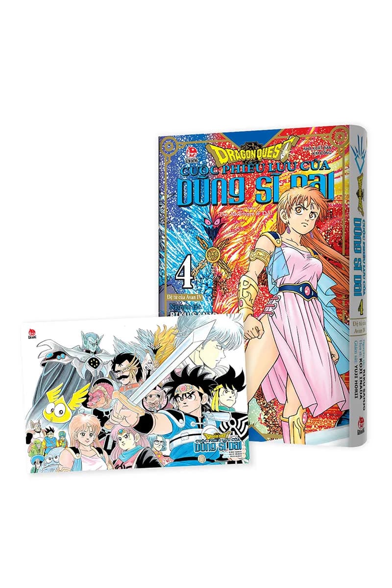 Bìa Dragon Quest - Cuộc phiêu lưu của dũng sĩ Dai - Tập 4 - Tặng Kèm Postcard