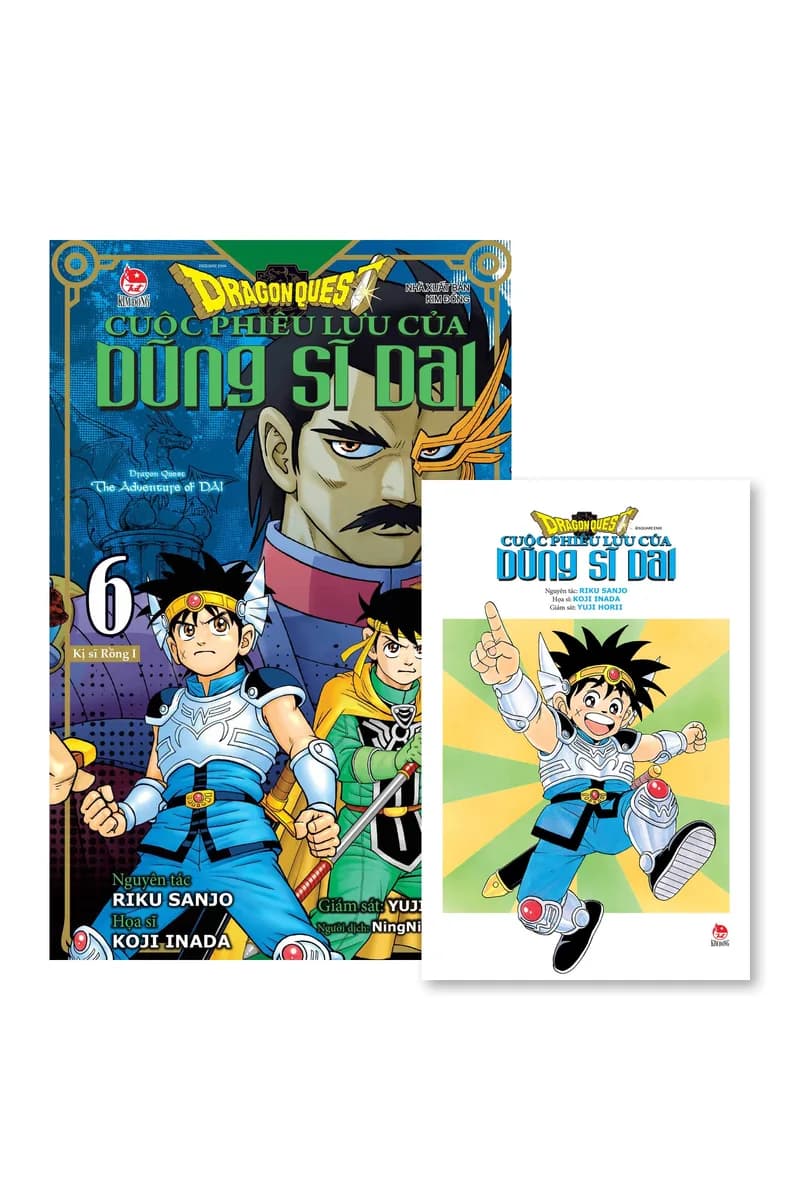 Bìa Dragon Quest - Cuộc phiêu lưu của dũng sĩ Dai - Tập 6 - Tặng Kèm Postcard