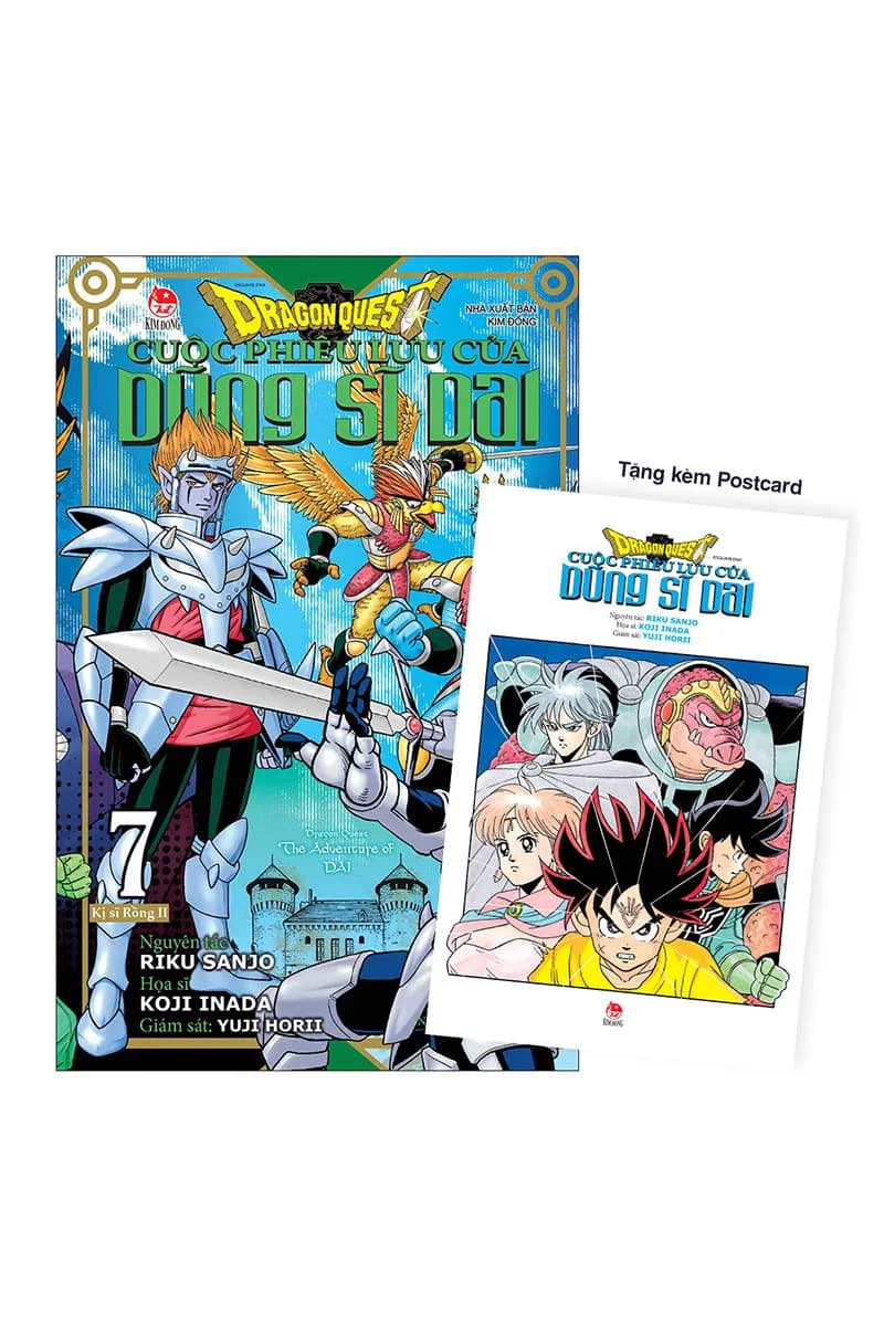 Bìa Dragon Quest - Cuộc phiêu lưu của dũng sĩ Dai - Tập 7 - Tặng Kèm Postcard