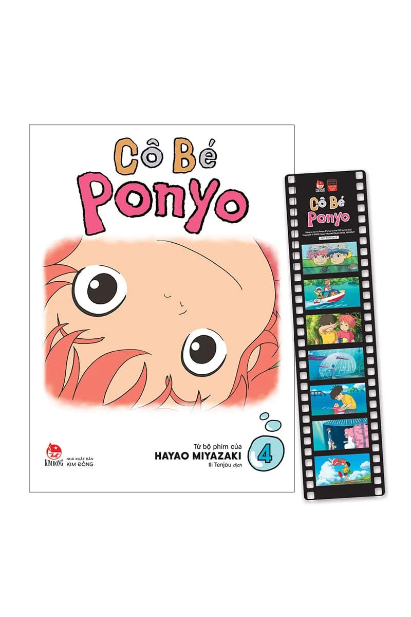 Cô Bé Ponyo (Truyện Tranh Màu) - Tập 4 - Tặng Kèm Filmstrip - ảnh đúng phiên bản từ NXB Kim Đồng