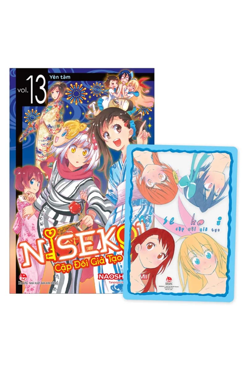 Nisekoi - Cặp Đôi Giả Tạo - Tập 13 - Tặng Kèm Card Nhựa Trong - ảnh đúng phiên bản từ Fahasa / nhà phát hành