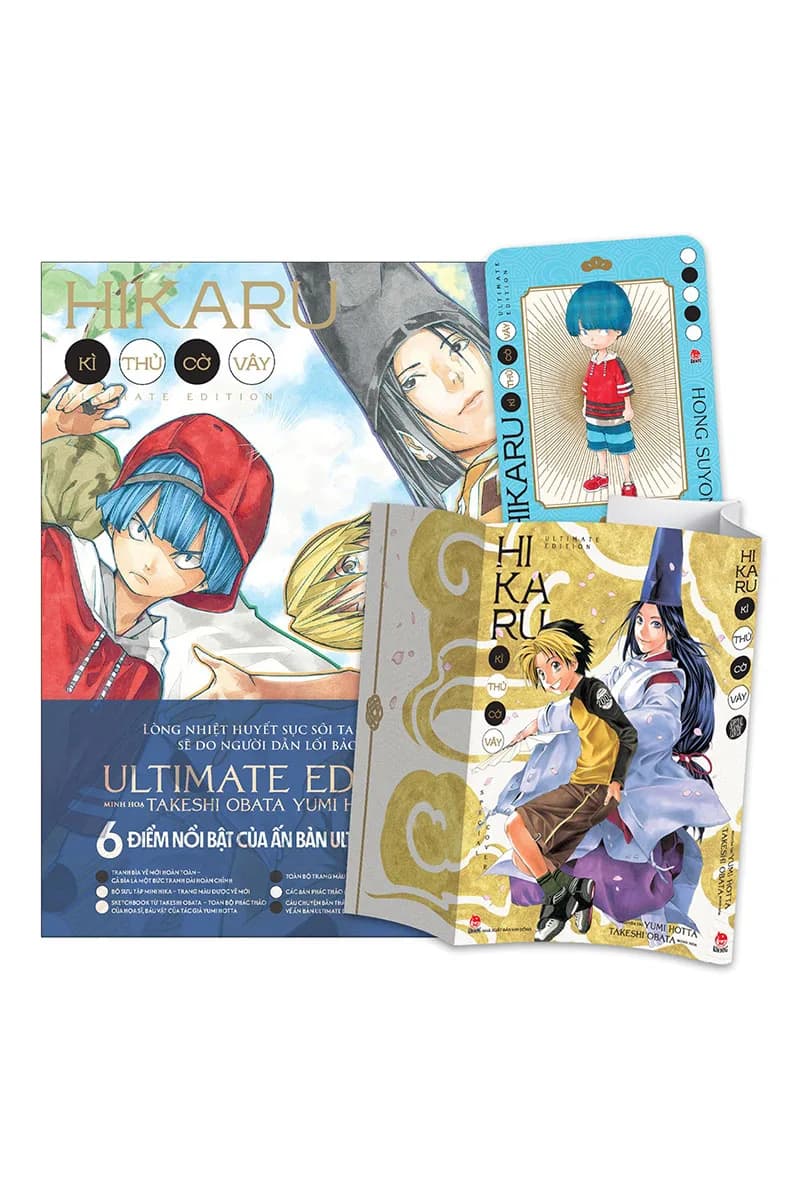 Bìa Hikaru - Kì thủ cờ vây - Tập 8 Ultimate Edition (Tặng Card + Special Cover)