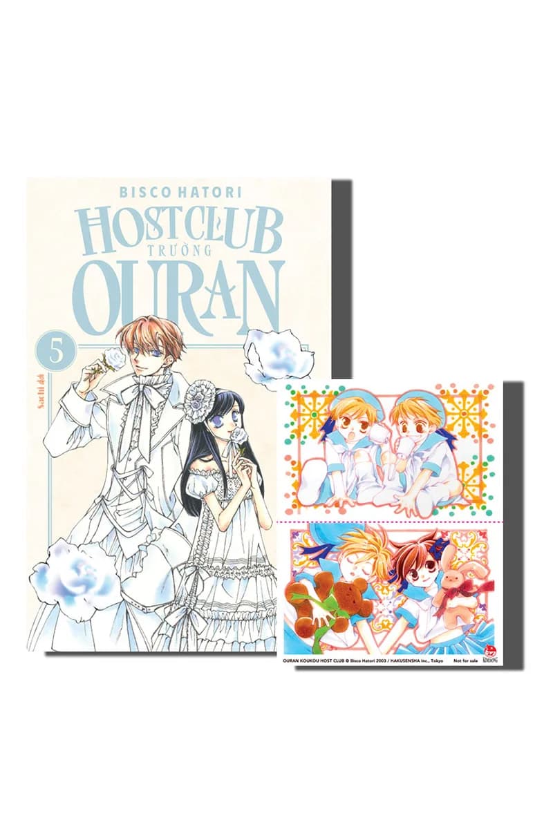 Host Club Trường Ouran - Tập 5 - Tặng Kèm Postcard - ảnh đúng phiên bản từ NXB Kim Đồng