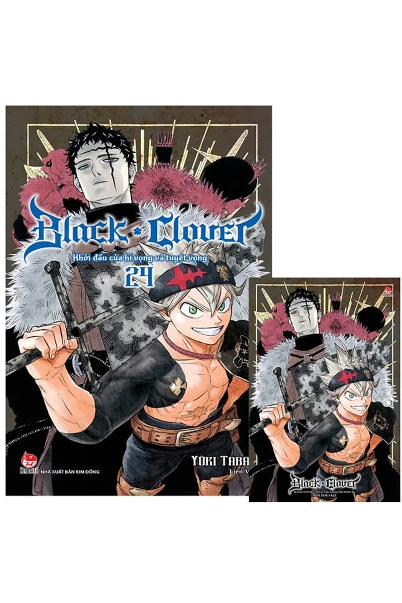Black Clover - Tập 24 - Khởi Đầu Của Hi Vọng Và Tuyệt Vọng - Tặng Kèm Postcard - ảnh đúng phiên bản từ Fahasa / nhà phát hành