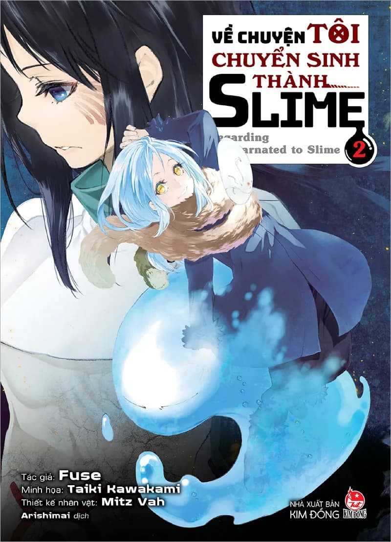 Về chuyện tôi chuyển sinh thành Slime - Tập 2 - ảnh đúng phiên bản từ NXB Kim Đồng