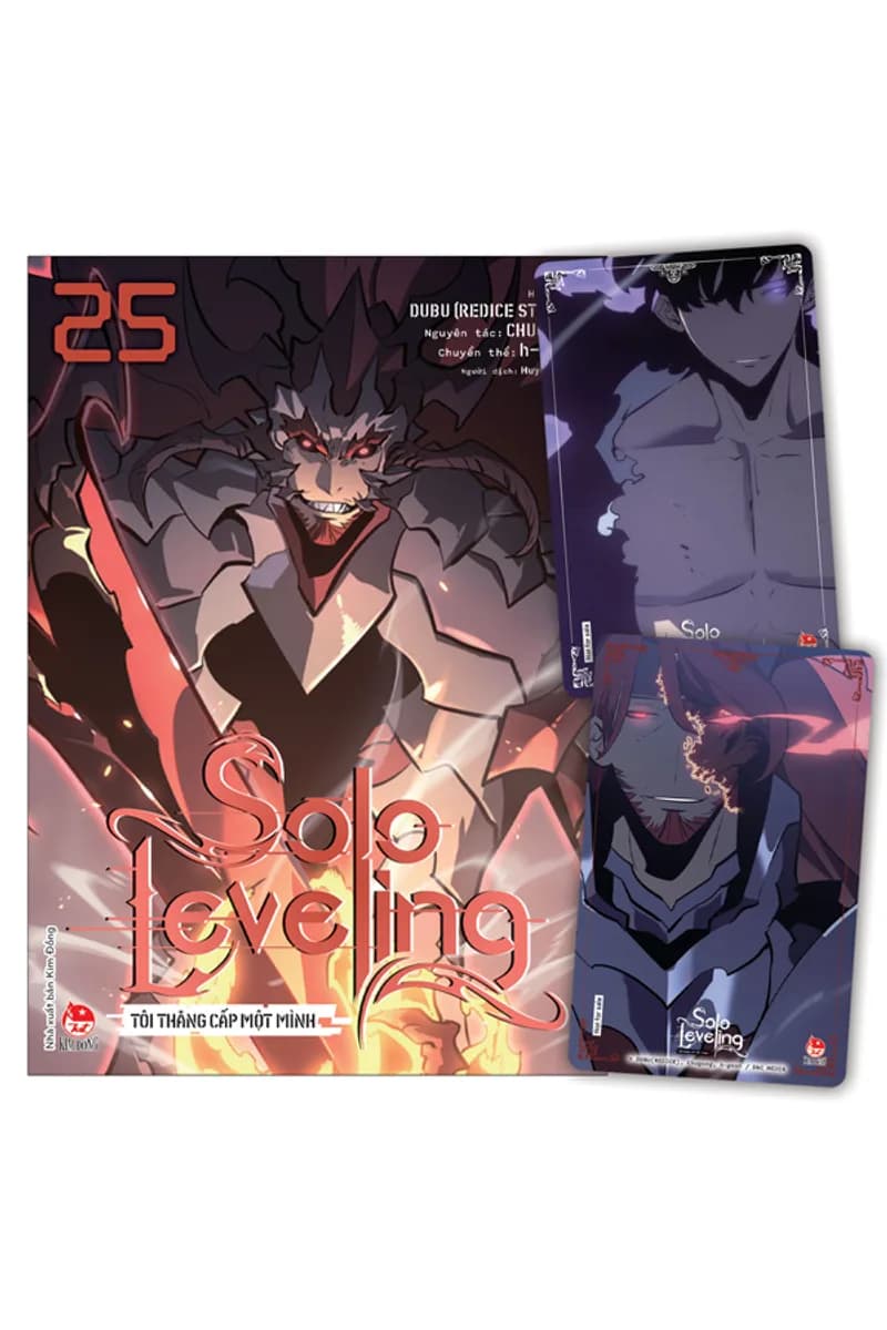 Solo Leveling - Tôi Thăng Cấp Một Mình - Tập 25 - Tặng Kèm 2 Card - ảnh đúng phiên bản