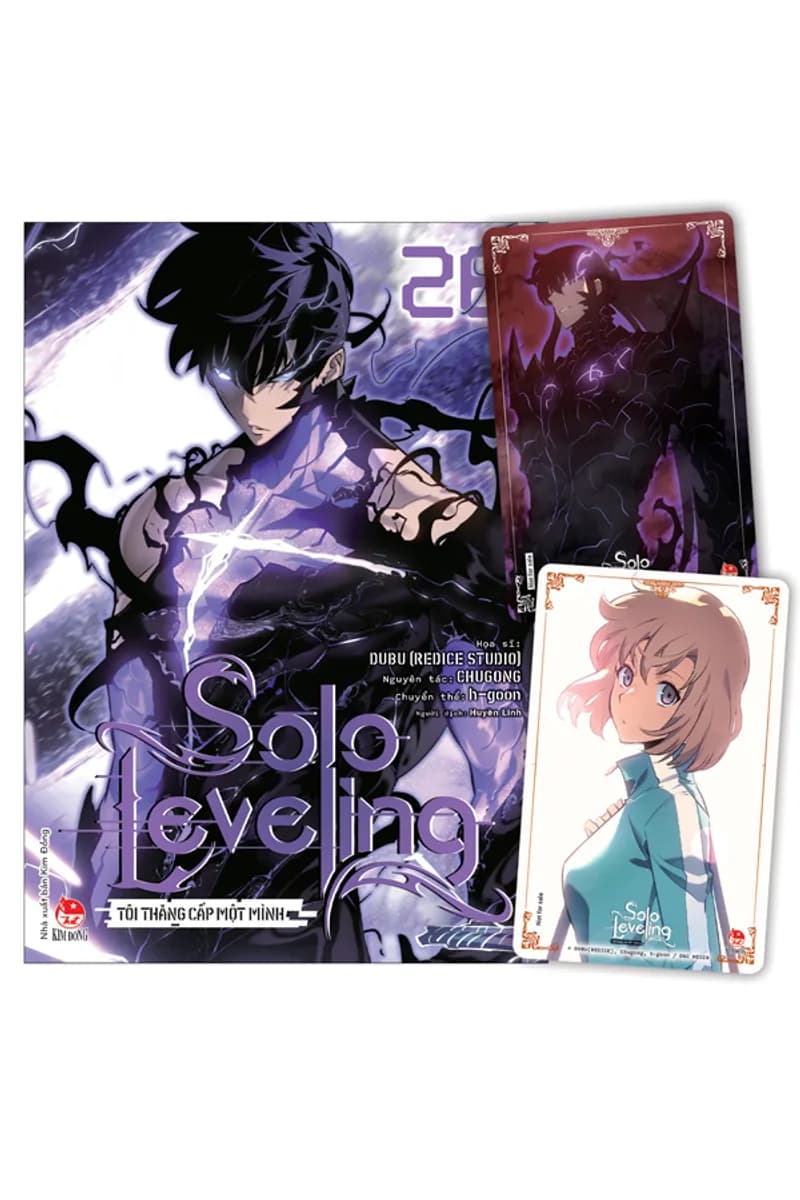 Bìa Solo Leveling - Tôi Thăng Cấp Một Mình - Tập 26 - Tặng Kèm 2 Card