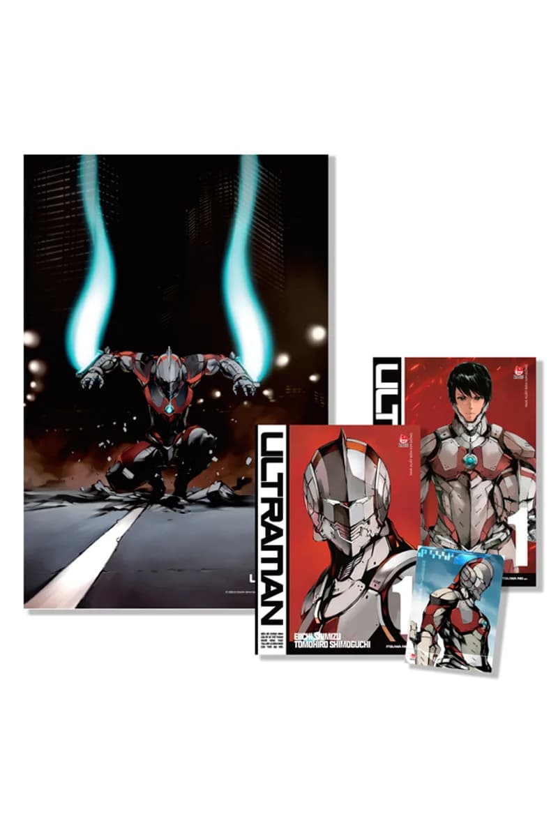 Bìa Ultraman - Tập 1 - Tặng Kèm Metalize Card + Special Cover 2 Mặt + Poster