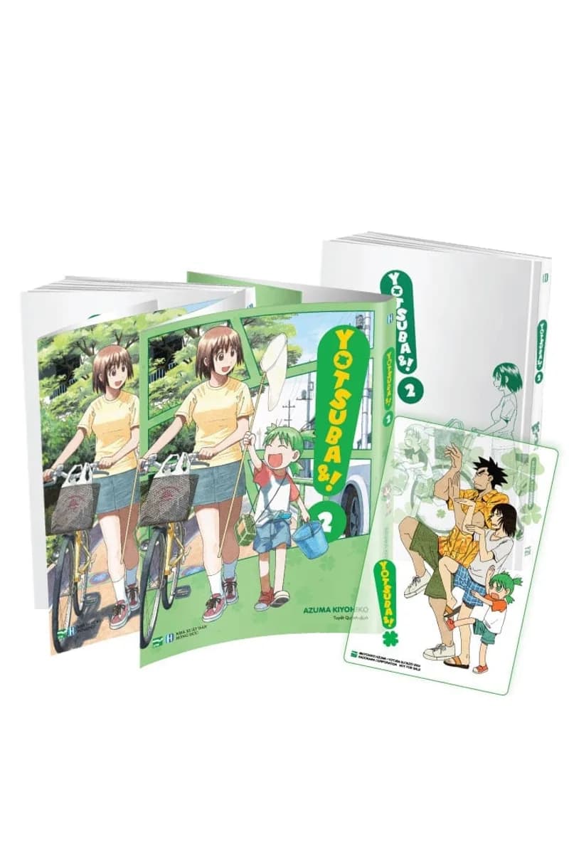 Yotsuba&! - Tập 2 - Bản Đặc Biệt - Tặng Kèm Bìa Áo Đặc Biệt + Clear Card - ảnh đúng phiên bản từ IPM