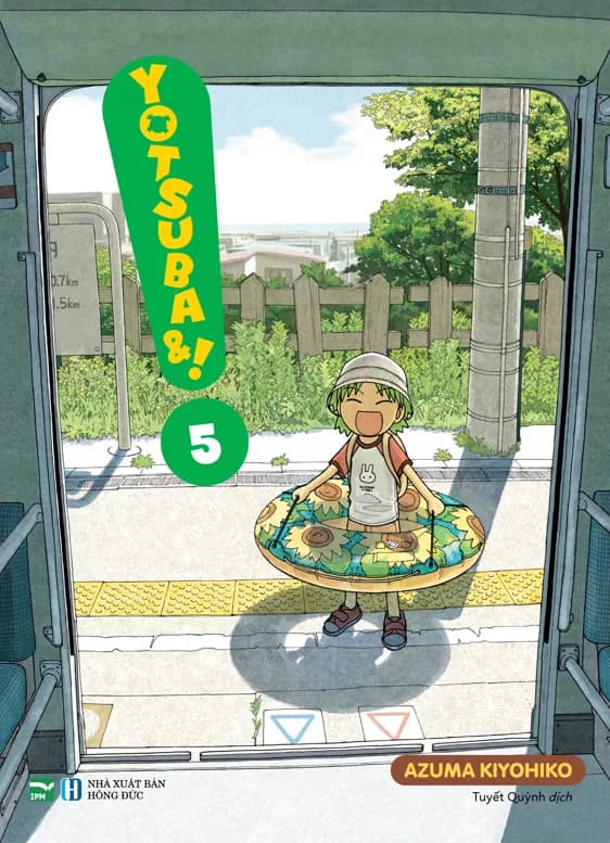 Bìa Yotsuba&! - Tập 5 - Bản Đặc Biệt - Tặng Kèm Bìa Áo Đặc Biệt + Bookmark Nhựa Bế Hình Cỏ Bốn Lá