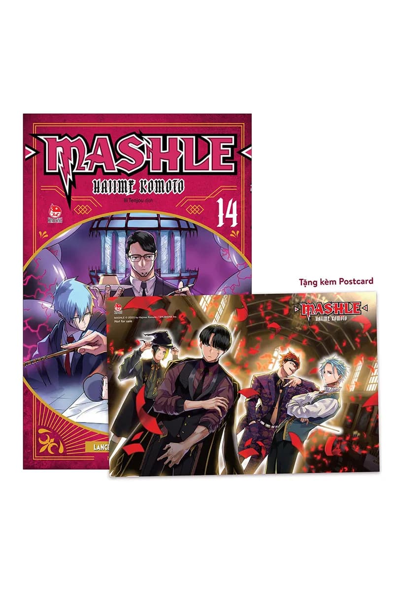 Bìa Mashle - Tập 14 - Bản In Đầu - Tặng Kèm Postcard