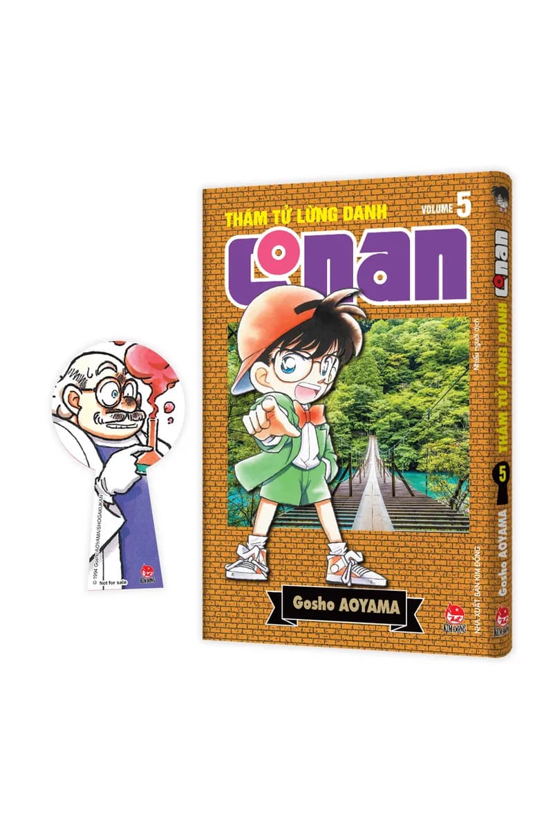 Bìa Thám Tử Lừng Danh Conan - Tập 5 - Bản Nâng Cấp - Tặng Kèm Bookmark