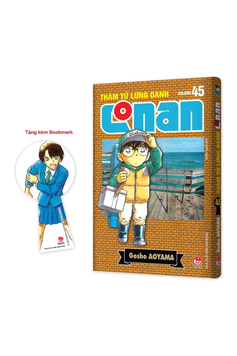 Bìa Thám Tử Lừng Danh Conan - Tập 45 - Bản Nâng Cấp - Tặng Kèm Bookmark