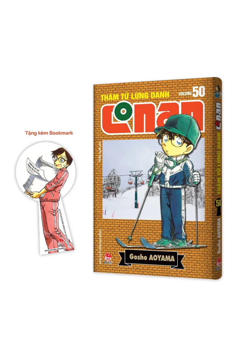 Bìa Thám Tử Lừng Danh Conan - Tập 50 - Bản Nâng Cấp - Tặng Kèm Bookmark