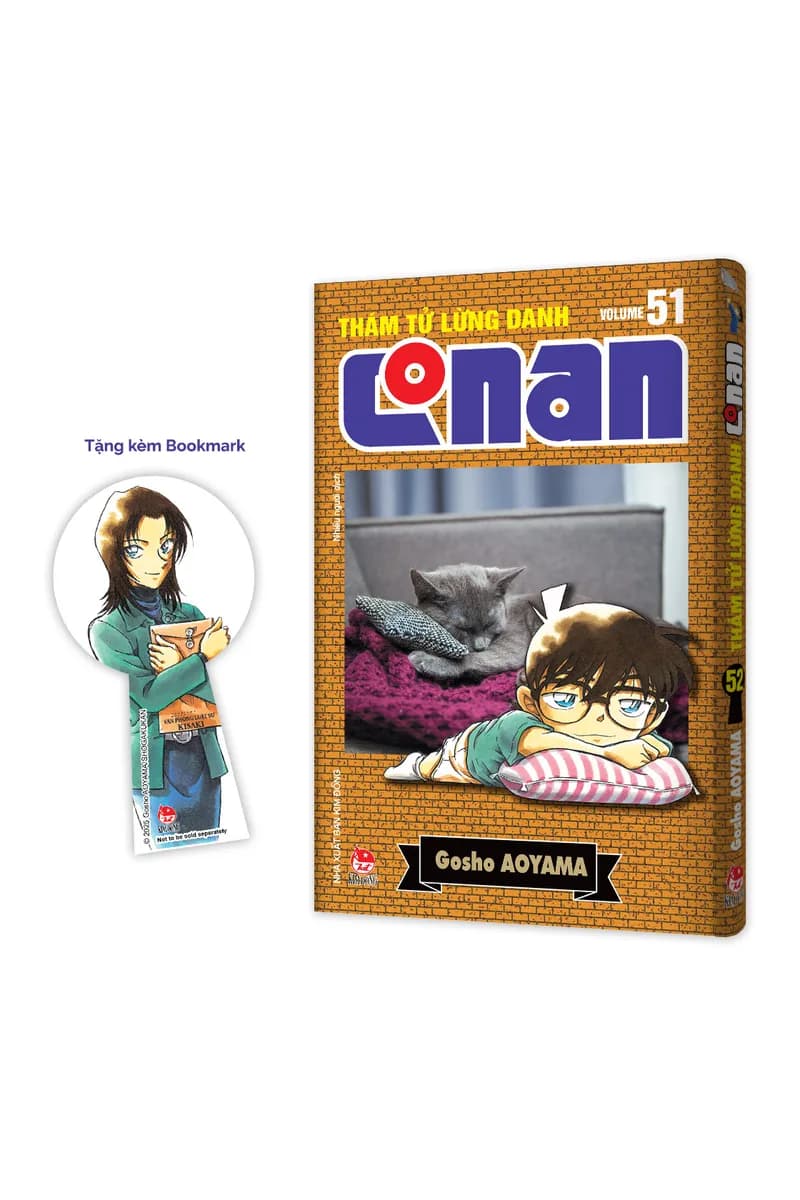 Bìa Thám Tử Lừng Danh Conan - Tập 51 - Bản Nâng Cấp - Tặng Kèm Bookmark