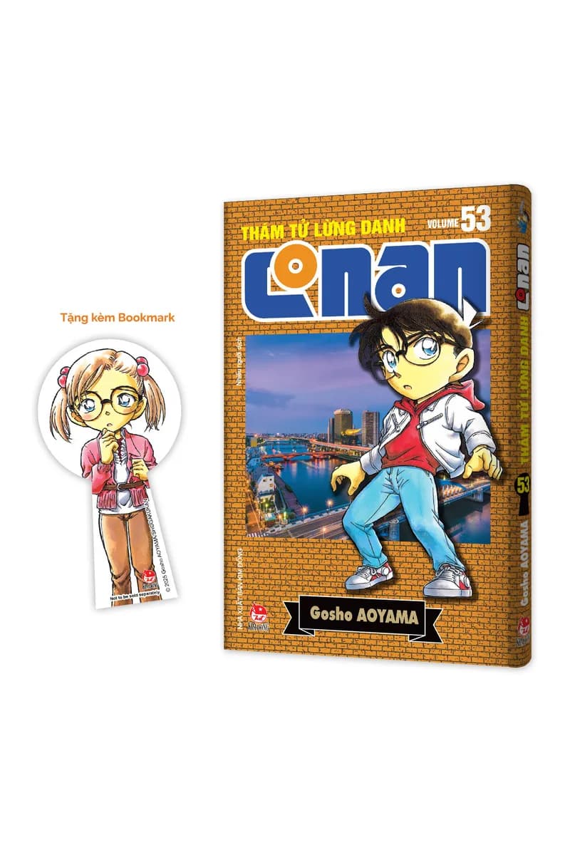 Bìa Thám Tử Lừng Danh Conan - Tập 53 - Bản Nâng Cấp - Tặng Kèm Bookmark