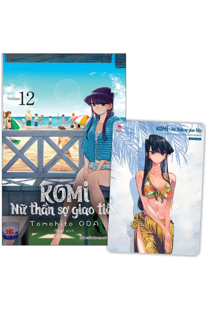 Bìa Komi - Nữ Thần Sợ Giao Tiếp - Tập 12 - Tặng Kèm Card PVC