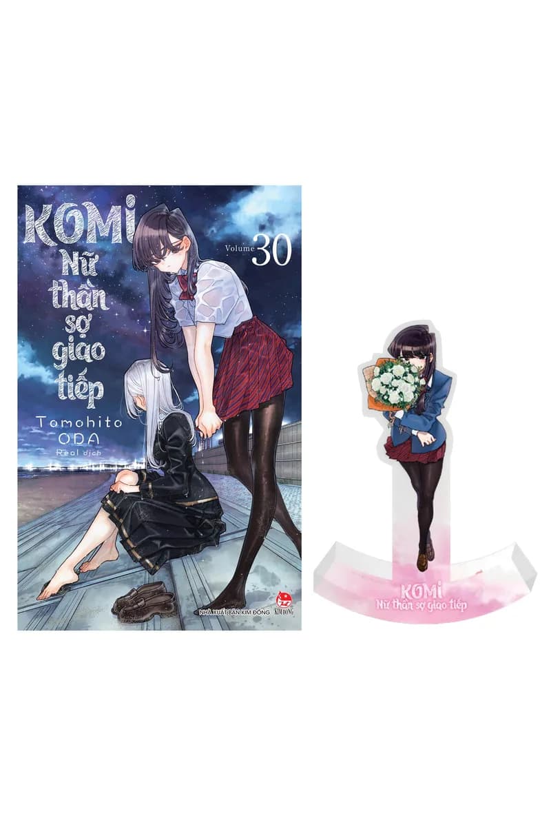 Bìa Komi - Nữ Thần Sợ Giao Tiếp - Tập 30 - Tặng Kèm Standee Bập Bênh