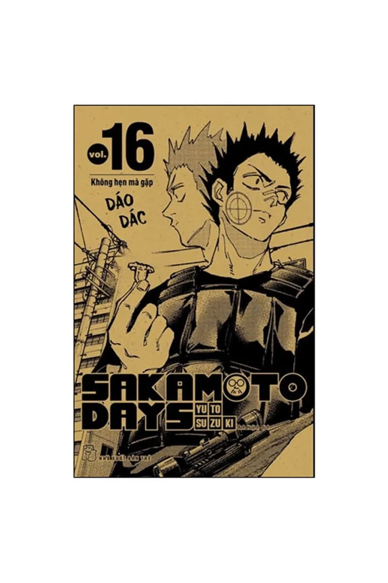 Bìa Sakamoto Days - Tập 16 - Không Hẹn Mà Gặp
