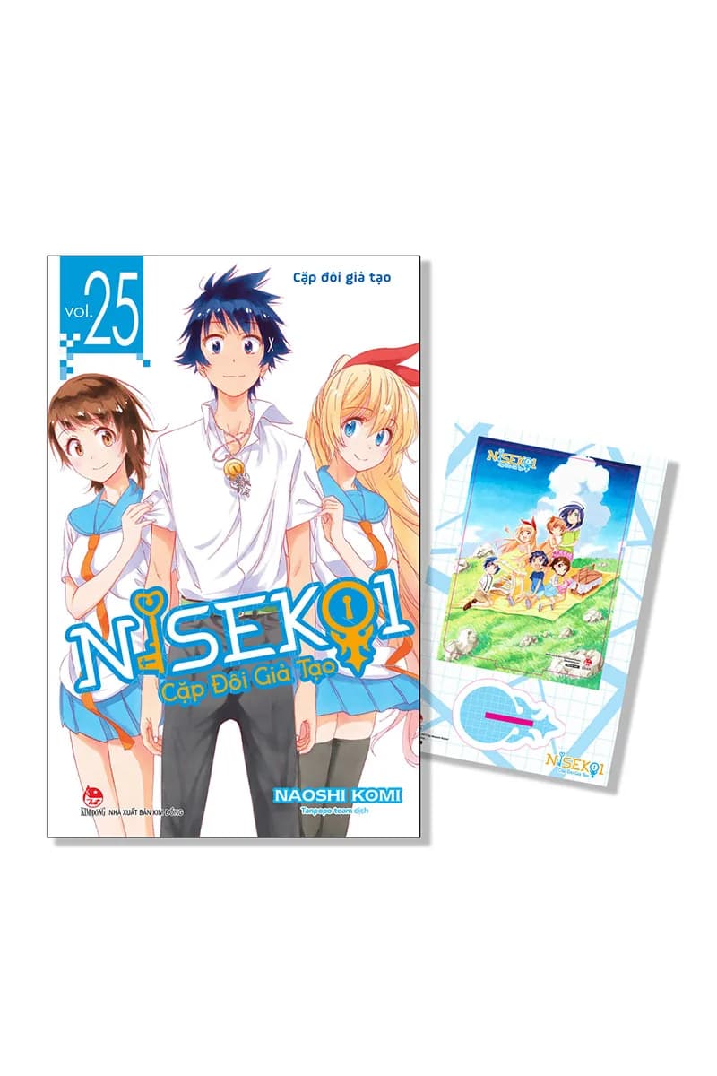 Nisekoi - Cặp Đôi Giả Tạo - Tập 25 - Tặng Kèm Shikishi - ảnh đúng phiên bản từ NXB Kim Đồng