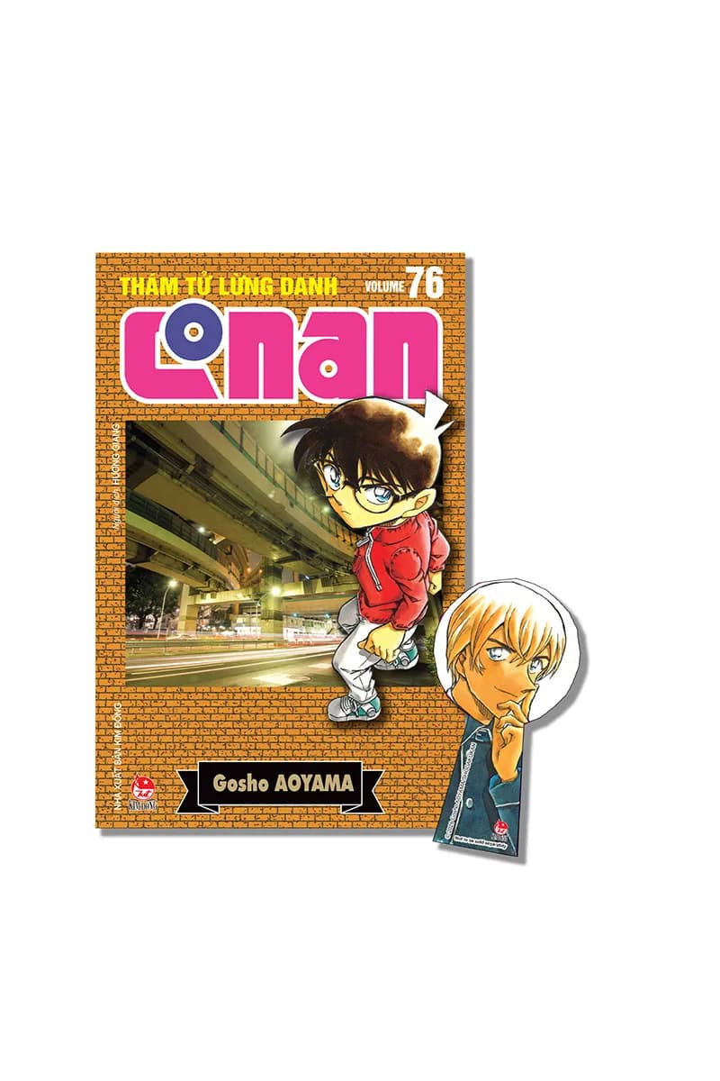 Bìa Thám Tử Lừng Danh Conan - Tập 76 - Bản Nâng Cấp - Tặng Kèm Bookmark