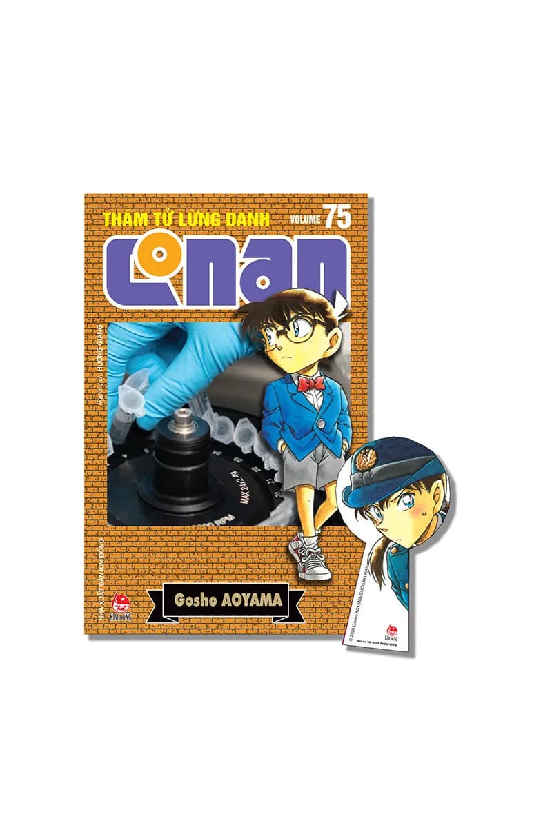 Bìa Thám Tử Lừng Danh Conan - Tập 75 - Bản Nâng Cấp - Tặng Kèm Bookmark