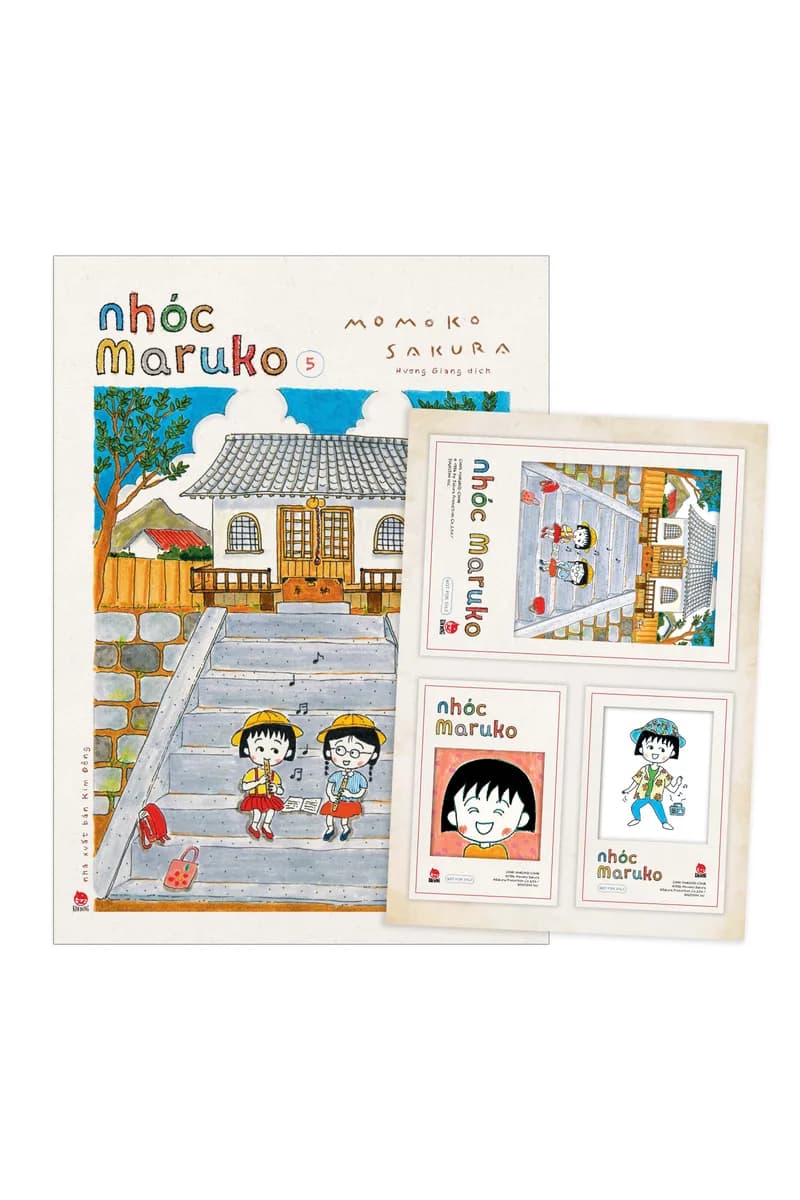 Bìa Nhóc Maruko - Tập 5 - Tặng Kèm Set Postcard Polaroid