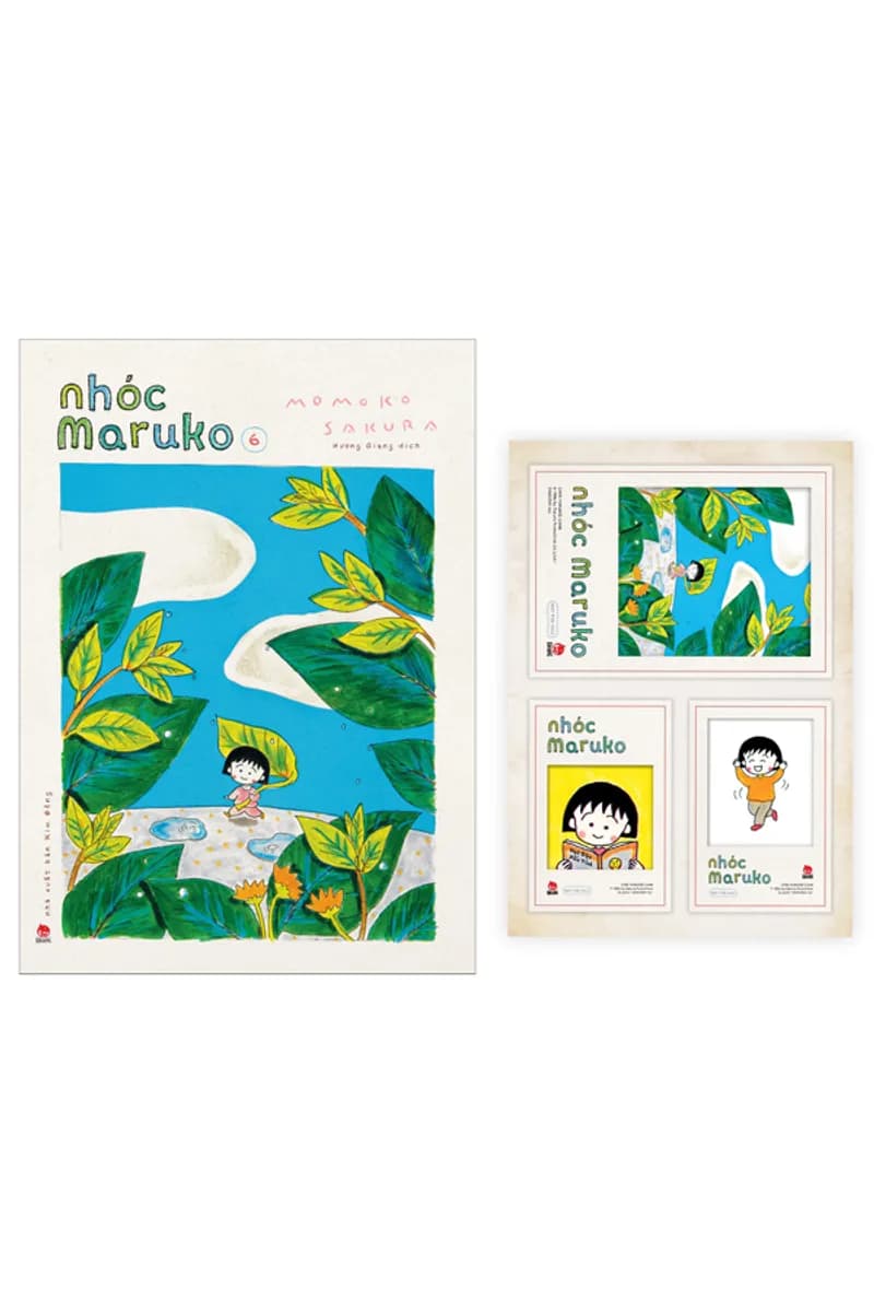 Bìa Nhóc Maruko - Tập 6 - Tặng Kèm Set Postcard Polaroid